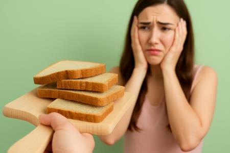 Ein einziger Bissen Brot kann bereits die Grenze überschreiten, die den Darm schädigt